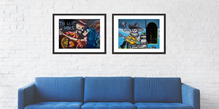 Street Art Framed Prints
